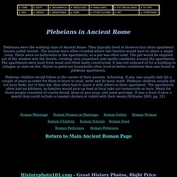 Plebeians in Ancient Rome