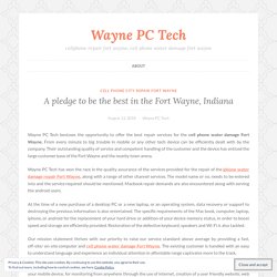 A pledge to be the best in the Fort Wayne, Indiana