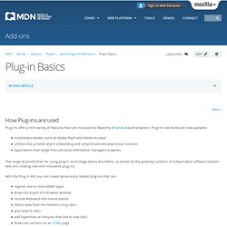 Plug-in Basics - MDC