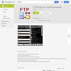 FTP ☆4.7 Plugin for Total Commander