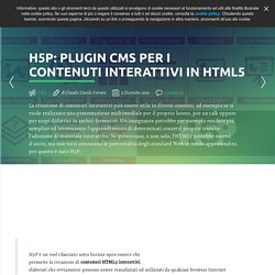 H5P: Plugin CMS per i contenuti interattivi in HTML5