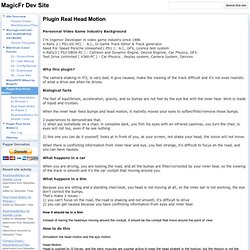 rFactor2 RealHeadMotion plugin - MagicFr Dev Site