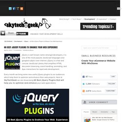 60 Best jQuery Plugins to Enhance Your Web Experience