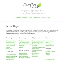 Plugins - Leaflet - a JavaScript library for interactive maps