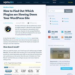 How to Find Out Which Plugins are Slowing Down Your WordPress Site