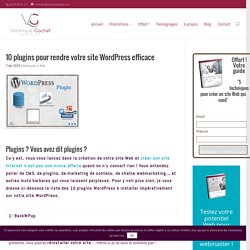 10 plugins pour rendre votre site WordPress efficace