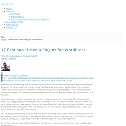 17 Best Social Media Plugins for WordPress - WP Enlight