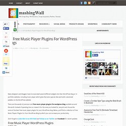14 Free Music Player Plugins For WordPress Blogs