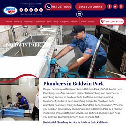 Dependable Plumbers in Baldwin Park, CA