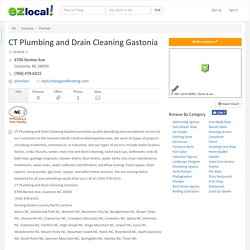 CT Plumbing and Drain Cleaning Gastonia - Plumber - Gastonia, NC 28056
