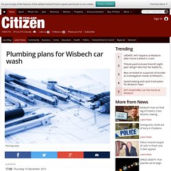 Plumbing plans for Wisbech car wash