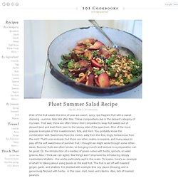 Pluot Summer Salad Recipe