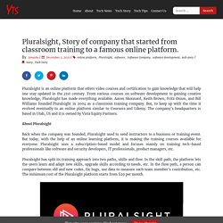 Pluralsight - An online platform that provides the best to keep one updated.