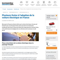 Plusieurs freins à l’adoption de la voiture électrique en France