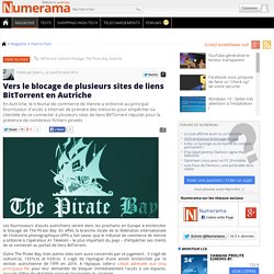 Vers le blocage de plusieurs sites de liens BitTorrent en Autriche