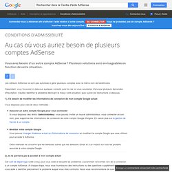 Can I sign up for more than one account? - AdSense Help