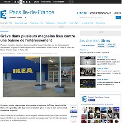 Grève dans plusieurs magasins Ikea contre une baisse de l'intéressement