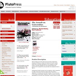 Pluto Press - The Assault on Universities