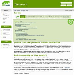 Pm-utils - openSUSE