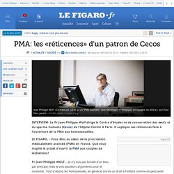 PMA: les «réticences» d'un patron de Cecos