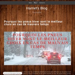 les pneus hiver - harriets-blog.simplesite.com