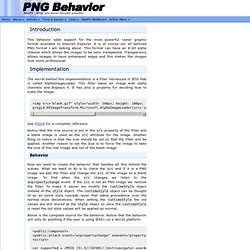 PNG Behavior (WebFX)