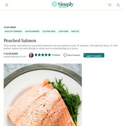 Poached Salmon Recipe
