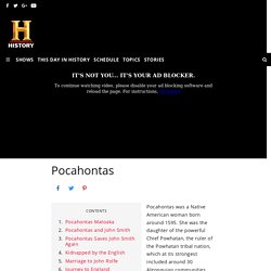 Pocahontas - HISTORY