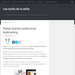 Pocket. Outil de curation et de bookmarking