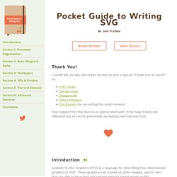Pocket Guide to Writing SVG