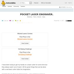 Pocket laser engraver.