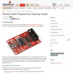 Pocket AVR Programmer Hookup Guide