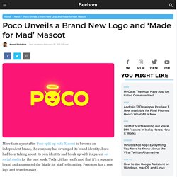 Poco Unveils a Brand New Logo and 'Made for Mad' Mascot