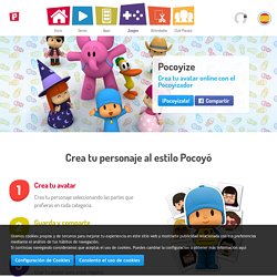 Pocoyize: crea avatares y personajes online de Pocoyó