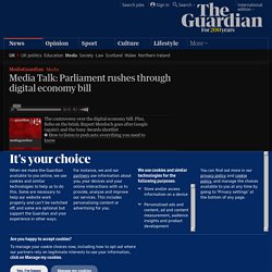 Media Talk podcast: Digital economy bill, Bebo, and Rupert Murdoch