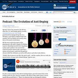 Podcast: The Evolution of Anti-Doping