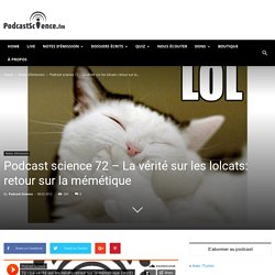 Les lolcats: retour sur la mémétique