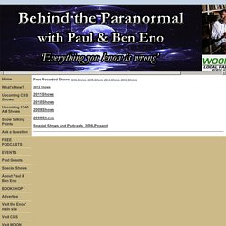 Behind the Paranormal