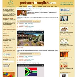 Listen to English and learn English with podcasts in English for intermediate English learners