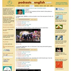 Listen, learn and teach English with podcasts in English for upper intermediate learners and teachers