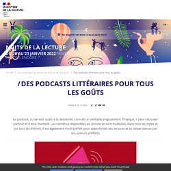 Des podcasts littéraires pour tous les goûts
