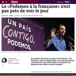 Le «Podemos à la française» n'est pas prêt de voir le jour
