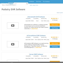 Best Podiatry EHR/EMR Software Demo Latest Reviews, Pricing & Demo