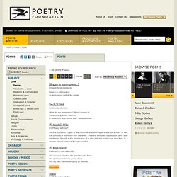 Poems & Poets