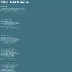 Poems - Tennyson
