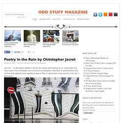 Poetry In the Rain by Christopher Jacrot