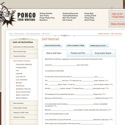 Pongo Poetry Writing Activities