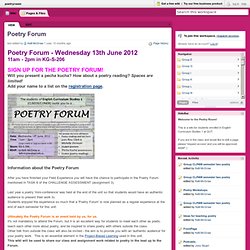 poetryroom [licensed for non-commercial use only] / Poetry Forum