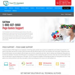 Pogo Support Number 1-888-827-9060