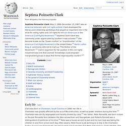 Septima Poinsette Clark